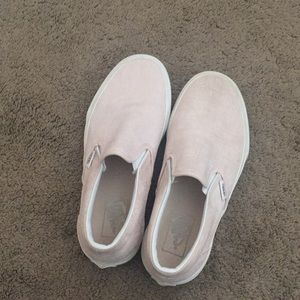 Light pink suede vans